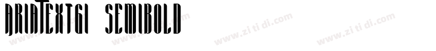 AriaTextG1 SemiBold字体转换 AriaTextG1 SemiBold字体转换